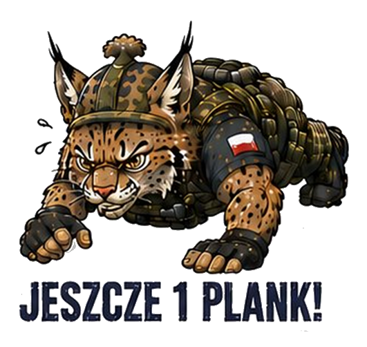 Naklejka Ryszard: JESZCZE 1 PLANK!
