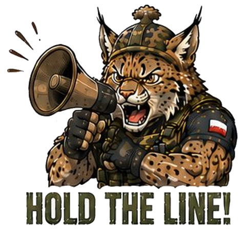 Naklejka Ryszard: HOLD THE LINE!