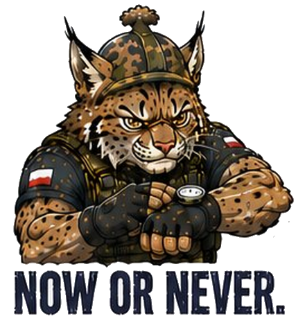 Naklejka Ryszard: NOW OR NEVER